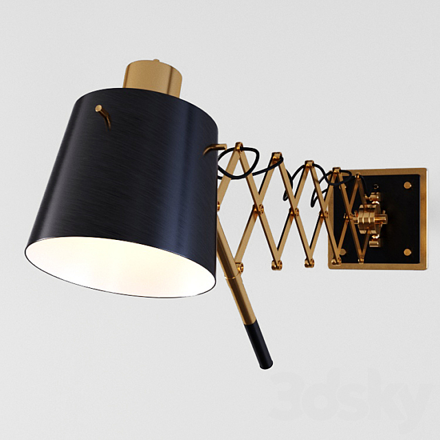 DelightFULL Pastorius Wall Light 3DSMax File - thumbnail 2