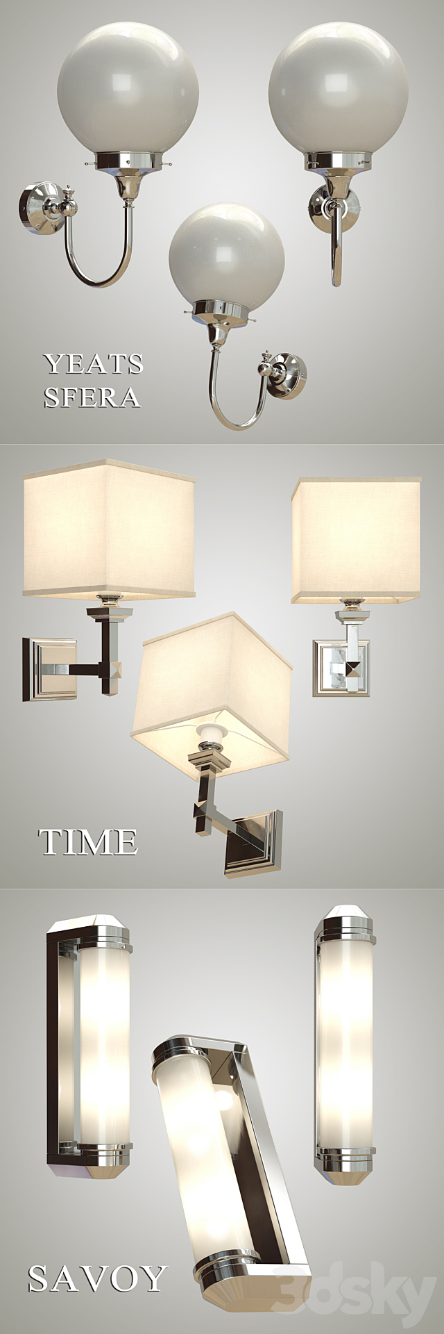 Devon & Devon _ Sconces PART 3 3ds Max - thumbnail 2