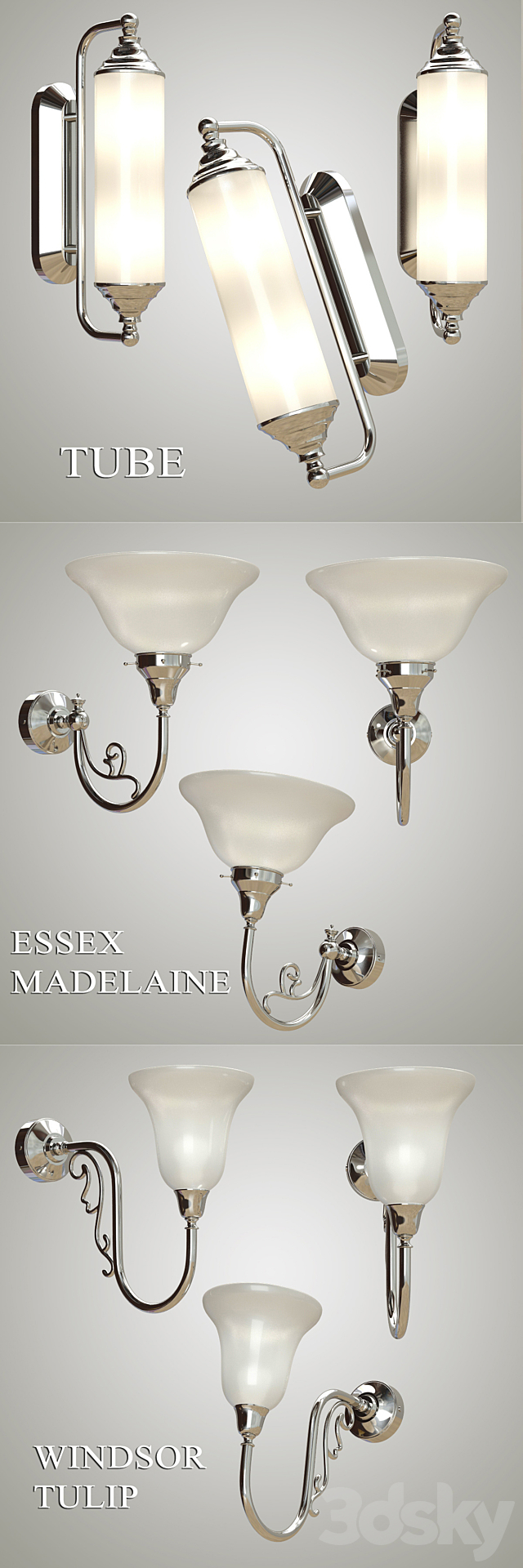 Devon & Devon _ Sconces PART 3 3ds Max - thumbnail 3