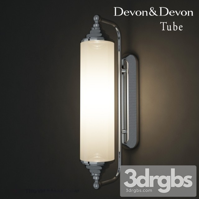 Devon Tube Wall Light 3dsmax Download - thumbnail 1