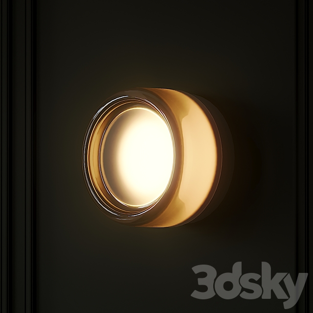 Dimple Smoke Sconce by Rich Brilliant Willing 3DSMax File - thumbnail 2