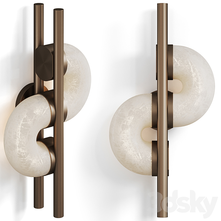 Dolly Wall Lamp 3DS Max Model - thumbnail 1