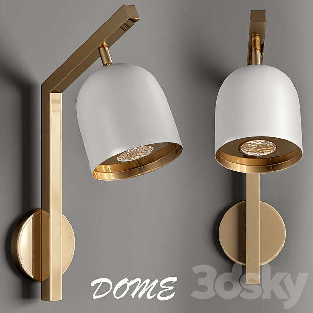 DOME_wall_lamp 3ds Max - thumbnail 1