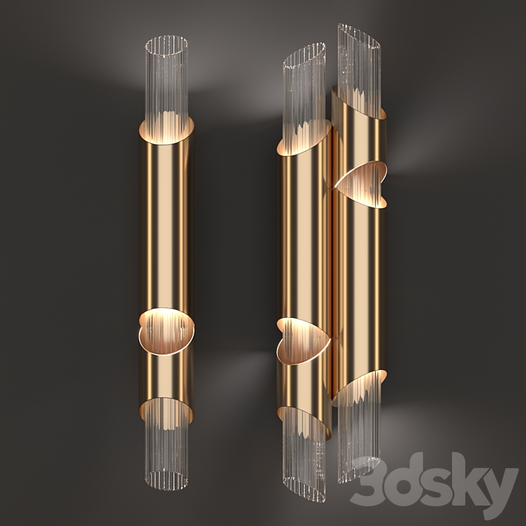 Draycott Wall Lamp from Covet Paris 3DS Max - thumbnail 1