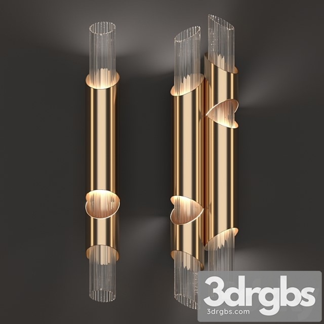 Draycott wall lamp from covet paris 3dsmax Download - thumbnail 1