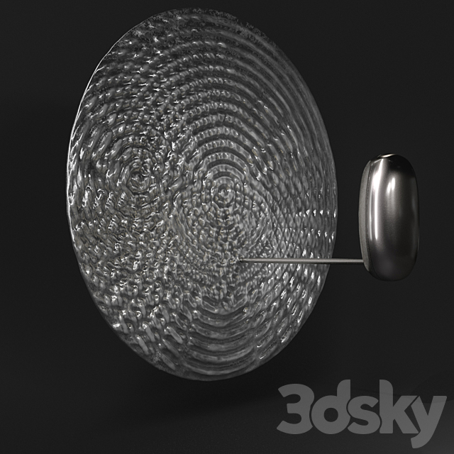 Droplet mini lamp 3ds Max - thumbnail 2