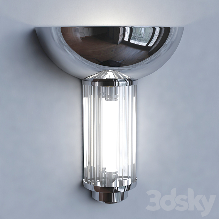 Eichholtz Wall Lamp Cafe 1900 3DS Max - thumbnail 1