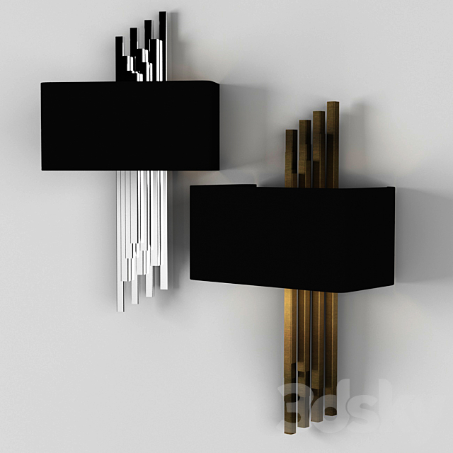 Eichholtz Wall Lamp Caruso 3ds Max - thumbnail 1