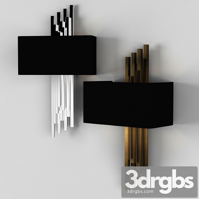 Eichholtz wall lamp caruso 3dsmax Download - thumbnail 1