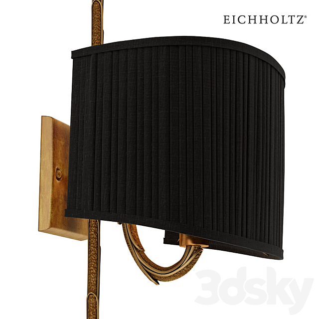 EICHHOLTZ Wall Lamp Fontaine 109192 3DS Max Model - thumbnail 3