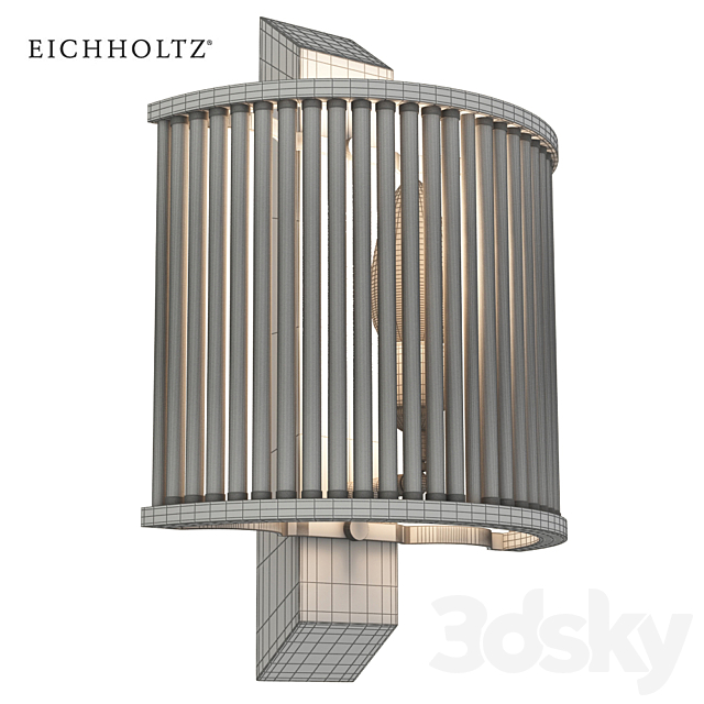 EICHHOLTZ Wall lamp Oakley 111248 111249 3DSMax File - thumbnail 2