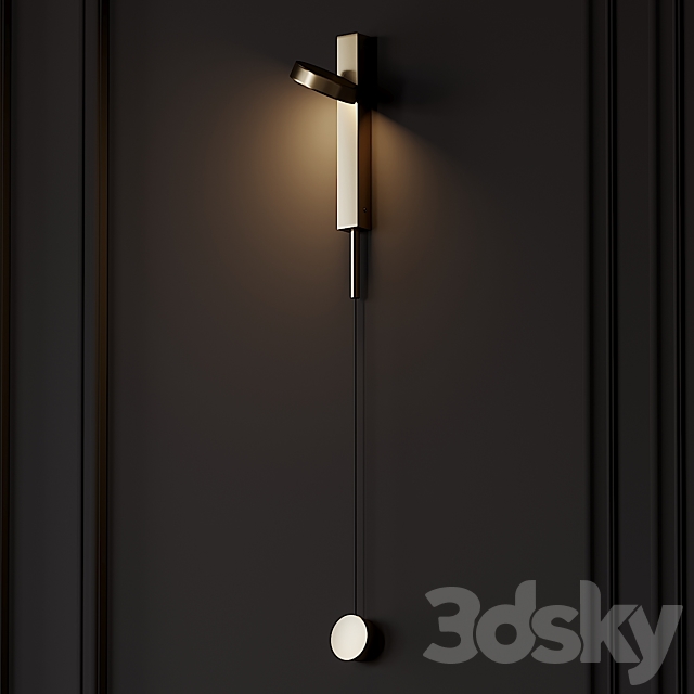 Emit Moderate Soft Light Wall Sconce 3DSMax File - thumbnail 4