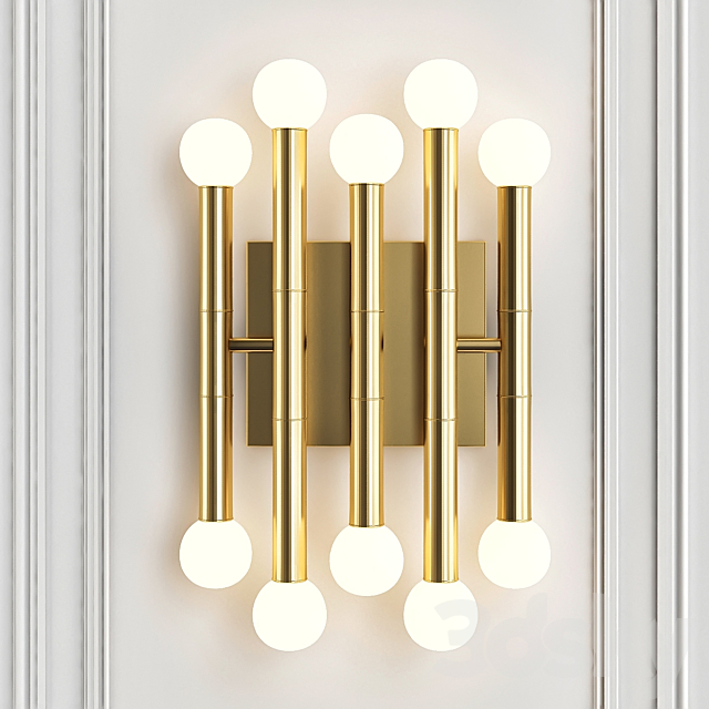 Ethnic sconces of bamboo 3DSMax File - thumbnail 1