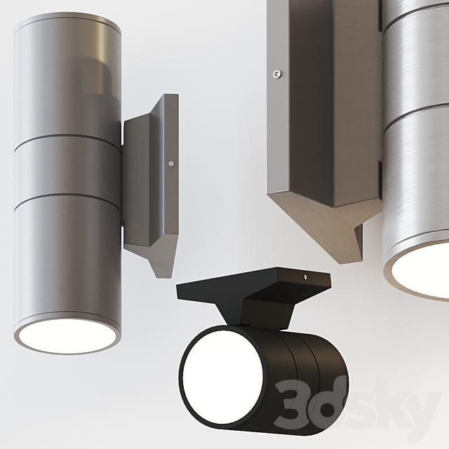 EW32 LED Outdoor Wall Sconce by Kuzco Lighting 3DS Max Model - thumbnail 2