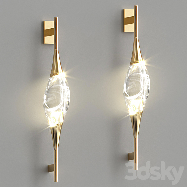 Fame wall lamp 3DS Max - thumbnail 1