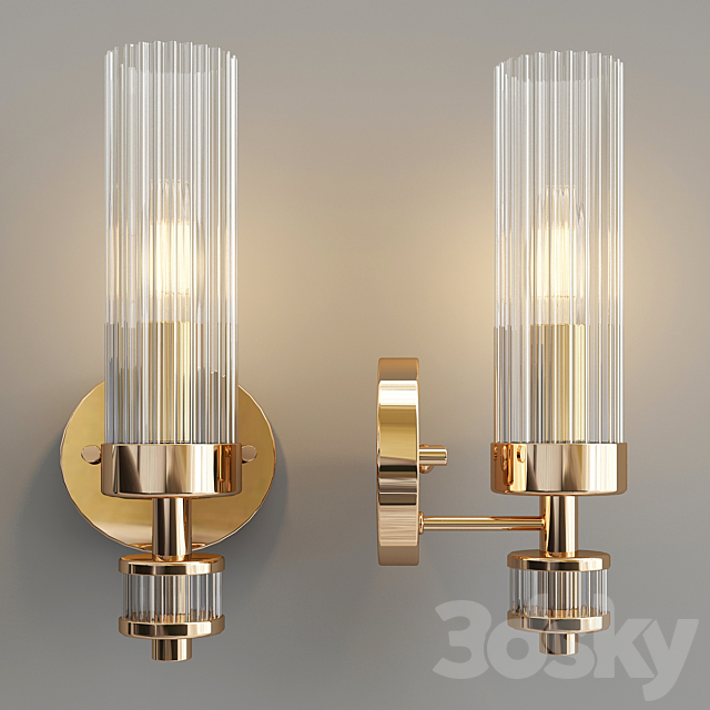 Favorite 2673-1W Aesthetic Sconce 3DSMax File - thumbnail 1