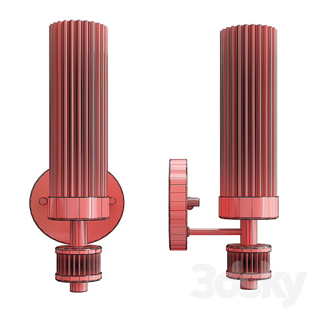 Favorite 2673-1W Aesthetic Sconce 3DSMax File - thumbnail 2