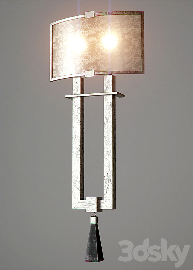 fine art lamps sconce 3DSMax File - thumbnail 1