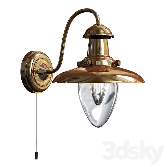 Fisherman arte lamp 3ds Max - thumbnail 1