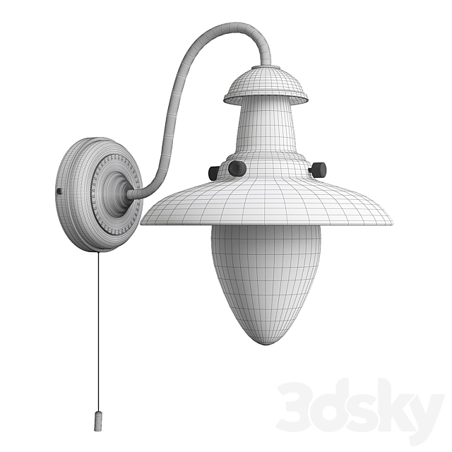 Fisherman arte lamp 3ds Max - thumbnail 2