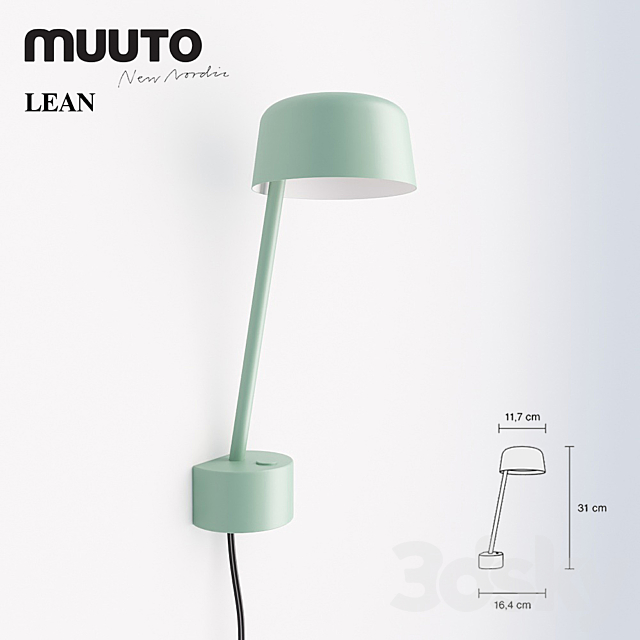 Fixtures Muuto LEAN 3ds Max - thumbnail 1