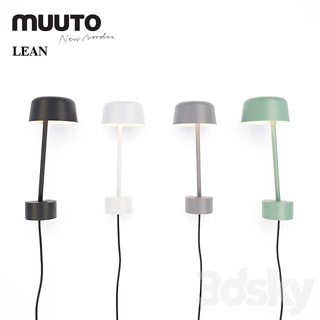 Fixtures Muuto LEAN 3ds Max - thumbnail 2