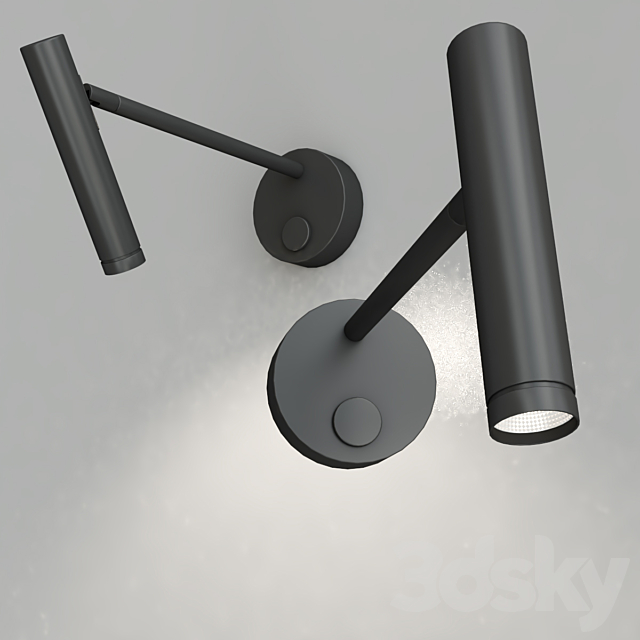 Flask k wall light 3DS Max Model - thumbnail 2