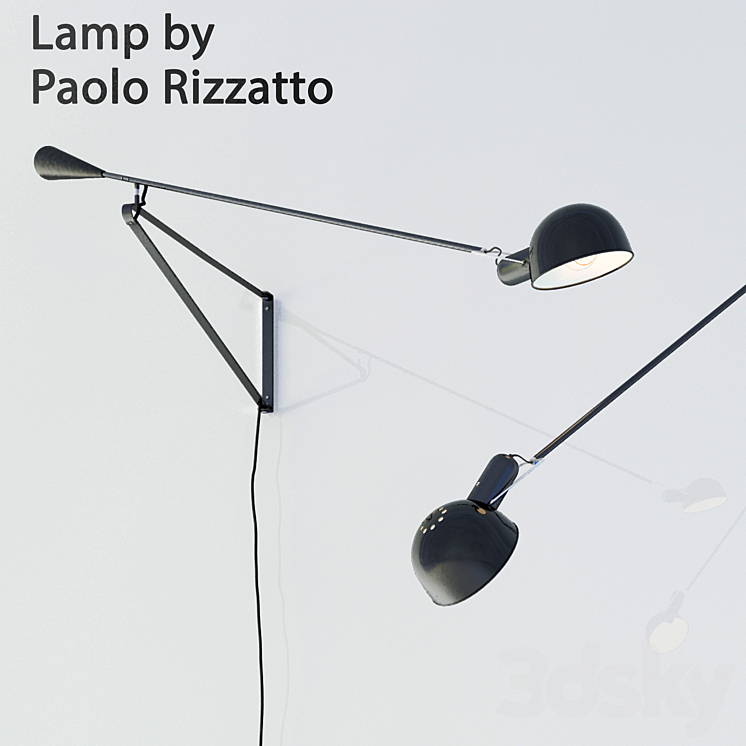 Flos lamp by Paolo Rizzatto 3DS Max - thumbnail 1