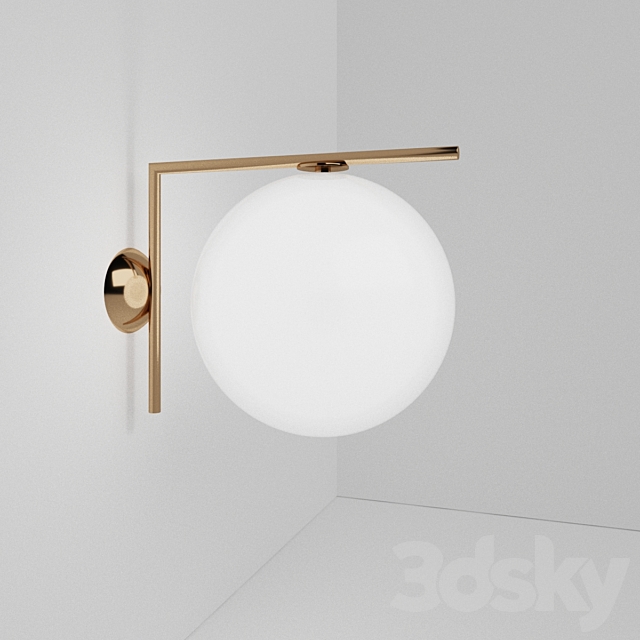 Flos Wall Light 3ds Max - thumbnail 1