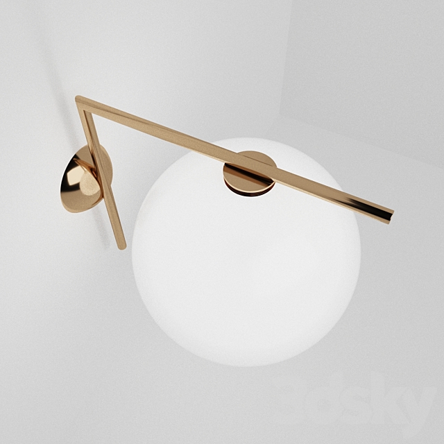 Flos Wall Light 3ds Max - thumbnail 2