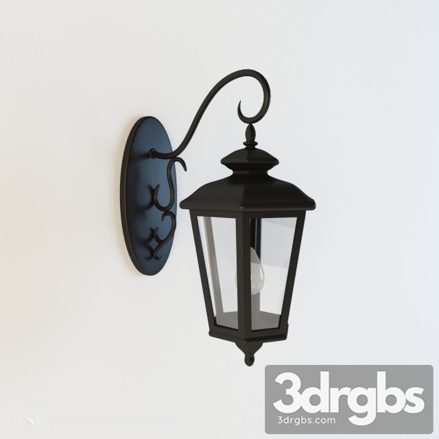 Fonar Outdoor Wall Light 3dsmax Download - thumbnail 1