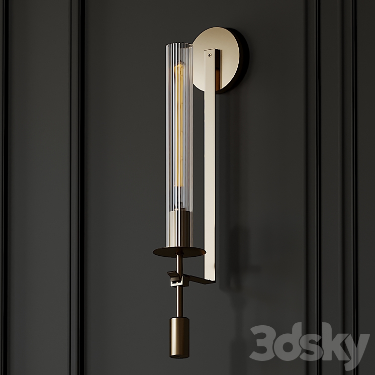 Fontanelle Single Sconce by Restoration Hardware 3DS Max - thumbnail 2