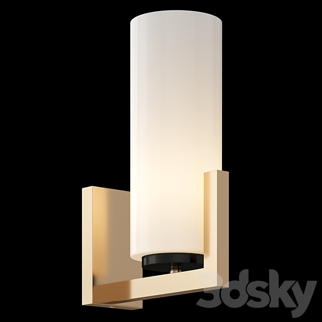 Fortano wall light made of glass 3DS Max Model - thumbnail 2