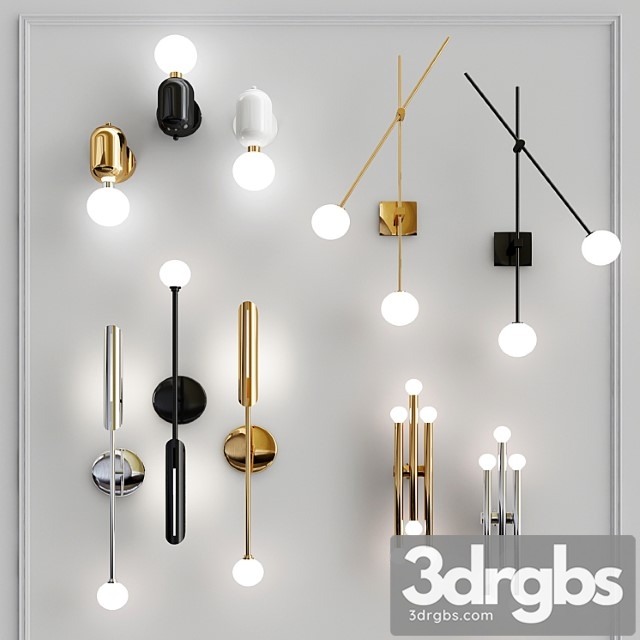 Four nice wall lights - thumbnail 1