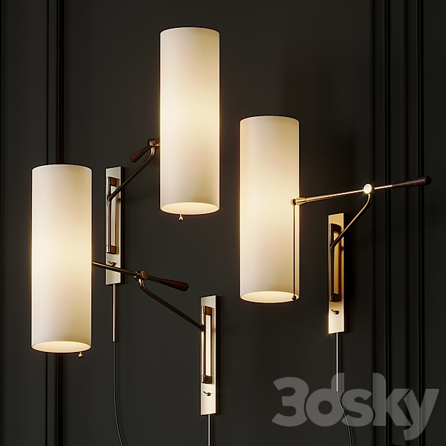 Frankfort Articulating Wall Light by AERIN 3DSMax File - thumbnail 1