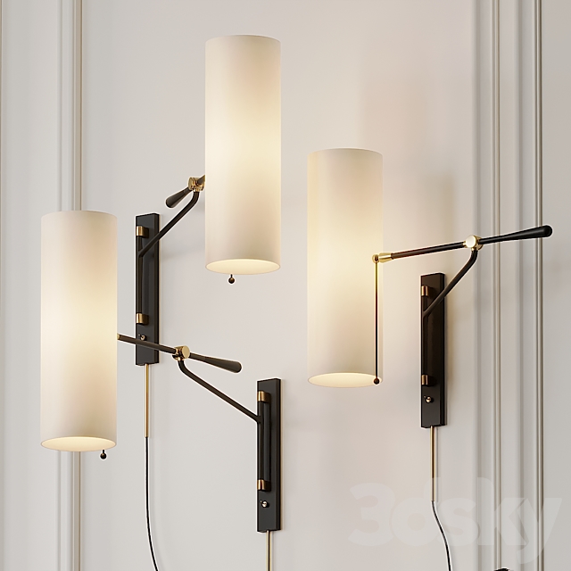 Frankfort Articulating Wall Light by AERIN 3DSMax File - thumbnail 2