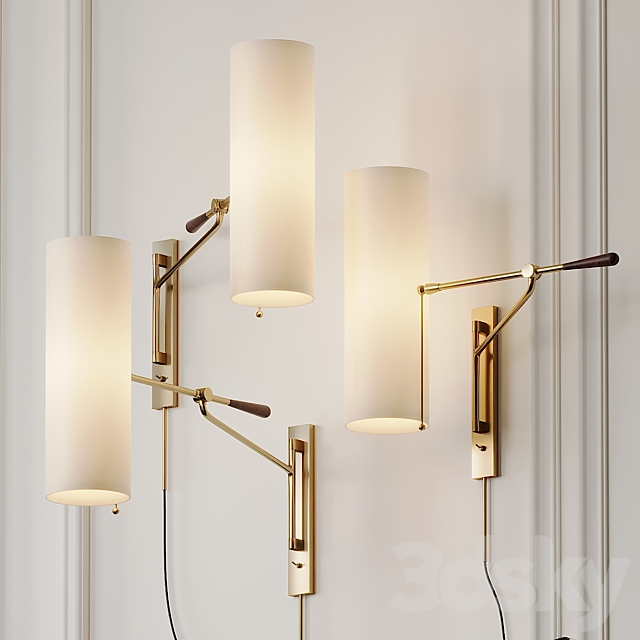 Frankfort Articulating Wall Light by AERIN 3DSMax File - thumbnail 3