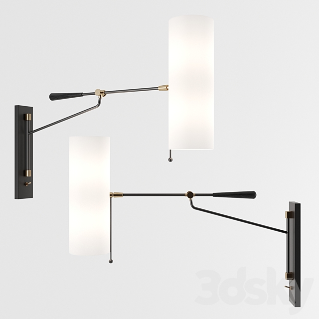 Frankfort Articulating Wall Light by Circa Lighting 3DSMax File - thumbnail 2