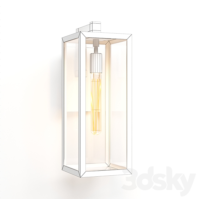 Fresno Framed Medium Sconce 3DS Max Model - thumbnail 2