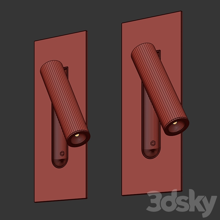 Fuse Unswitched LED Wall Sconce by James Bassant from Astro Lighting 3DS Max - thumbnail 2