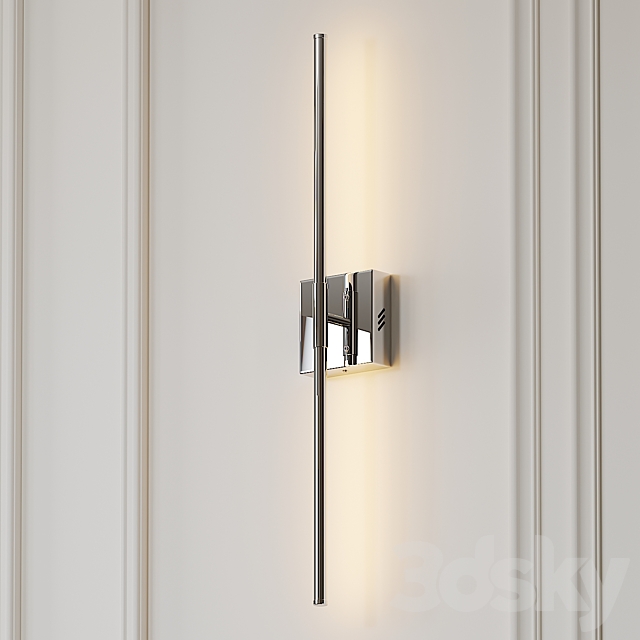 Gallatin Dimmable Gold and Silver Wall Sconce by Orren Ellis 3DSMax File - thumbnail 2