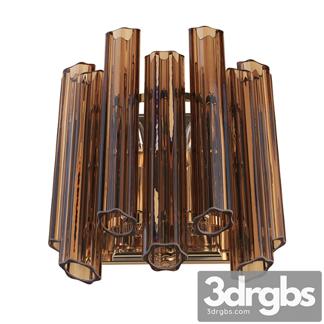 Garda decor amber glass wall lamp - thumbnail 1