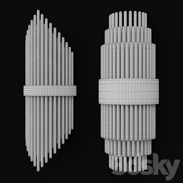 Garda Decor sconce set 3DS Max Model - thumbnail 4