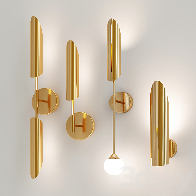 GERD wall light collection 3ds Max - thumbnail 2