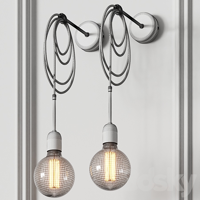 Gi Gambarelli My Stick’n’wire Sconce 3DSMax File - thumbnail 3