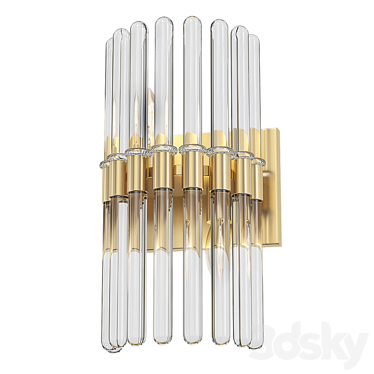 Glass Tubes Sconces 3DS Max - thumbnail 1