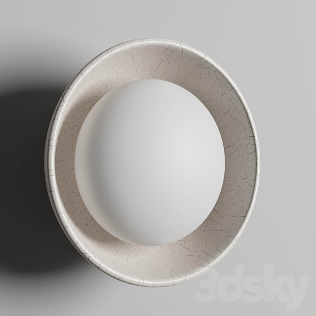 GLAZE SMALL SCONCE wall light 3DS Max Model - thumbnail 3