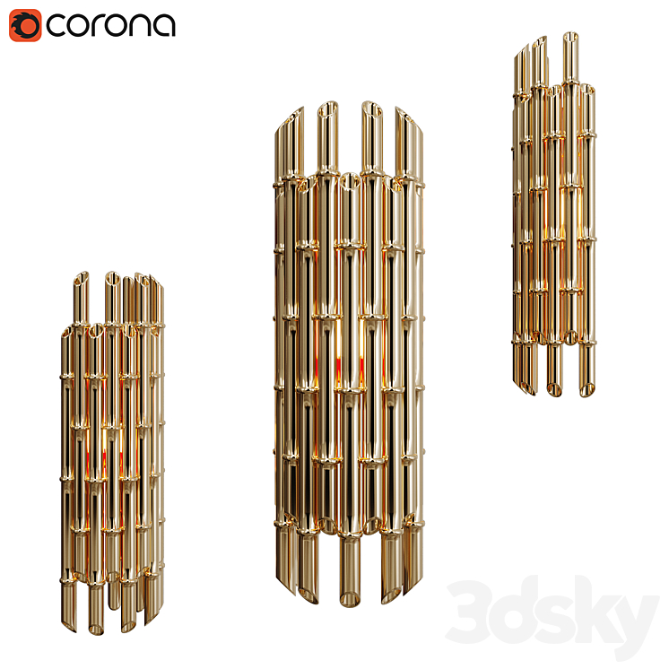 Golden bamboo 3DS Max - thumbnail 1