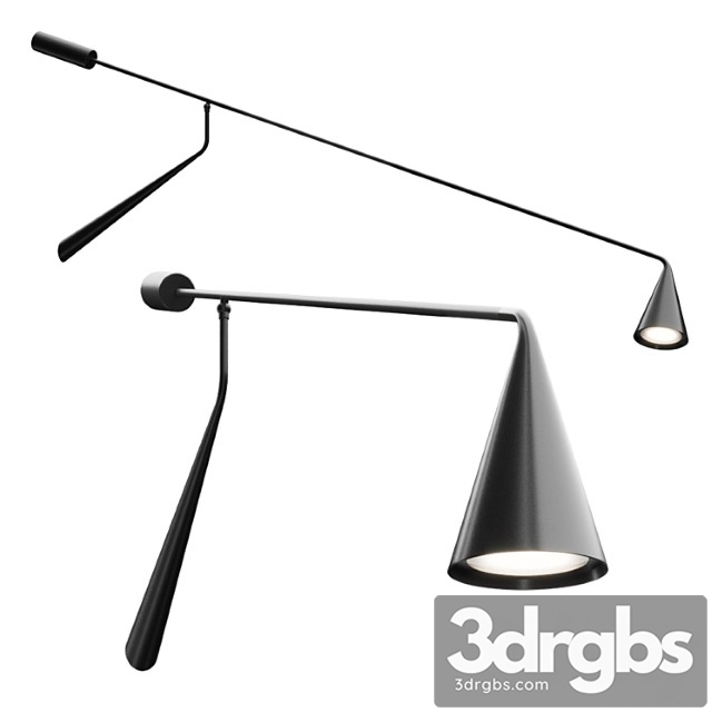 Gordon wall conical diffuser lamp by corrado dotti - thumbnail 1