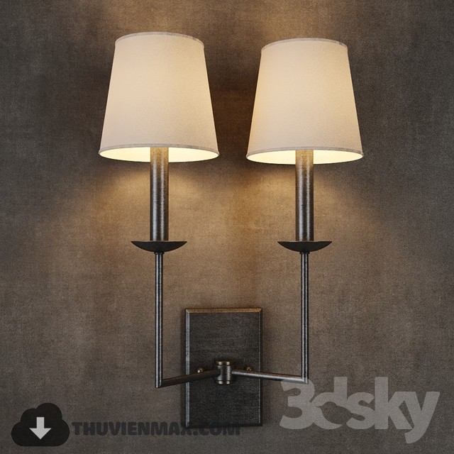 GRAMERCY HOME – THADDEUS SCONCE SN049-2-ABG 3DS Max - thumbnail 3